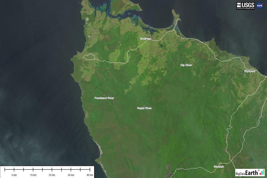 Before the late January 2016 bushfires in North West Tasmania, on December 19, 2015.