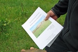 Aboriginal stone tool found at the site of the Brighton bypass, Tasmania.