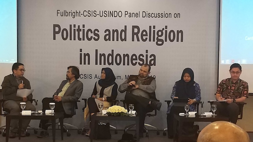 Diskusi Politik dan Agama di Indonesia yang diadakan di CSIS Jakarta (2/5/2019).