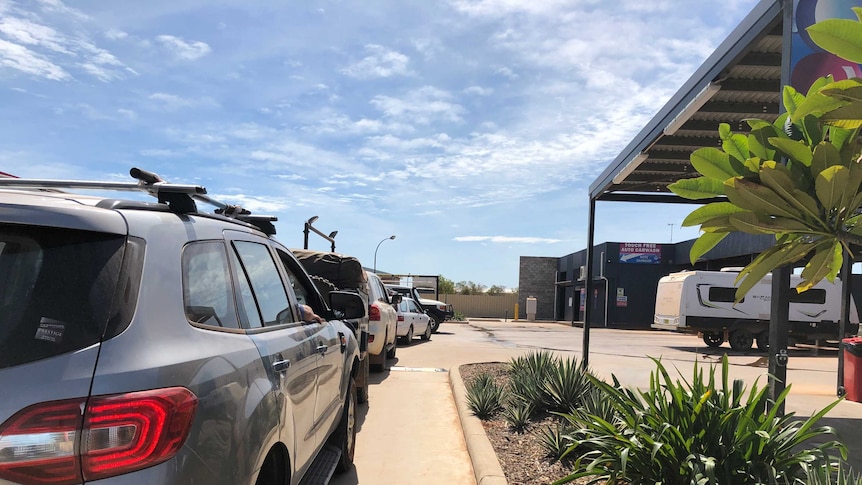 Broome car wash has been the scene of arguments between locals and grey nomads.