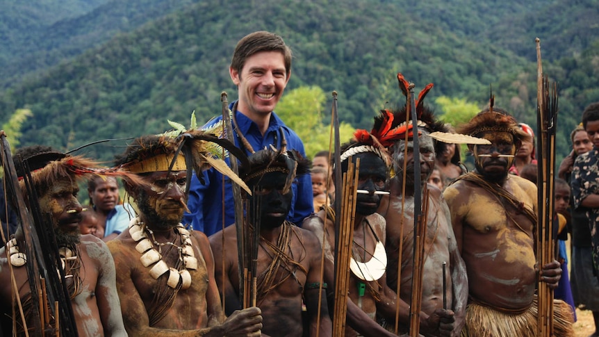 Eric T with Ikundi tribe
