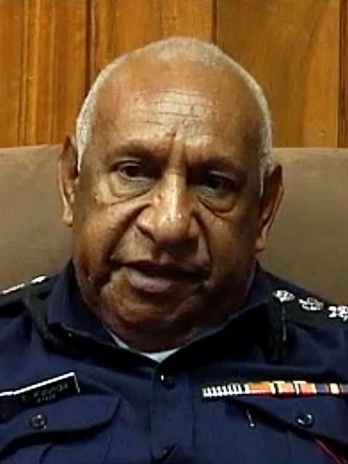 Papua New Guinea police chief, Tom Kalunga.