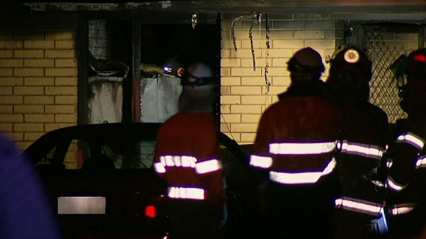 MFS at the site of a unit fire in Davoren Park