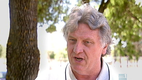 Australian Motorist Party candidate and former Summernats organiser Chic Henry.