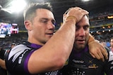 Cooper Cronk and Cameron Smith