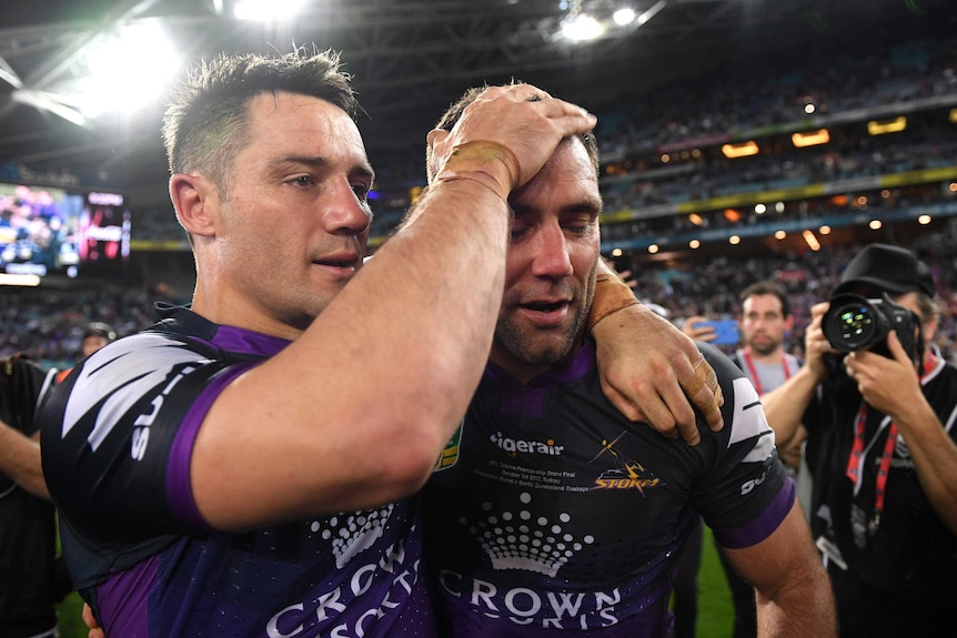 Cooper Cronk and Cameron Smith