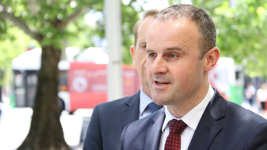 ACT Chief Minister Andrew Barr, October 27 2015