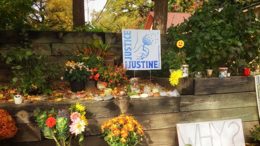 Shrine to Justine Damond Ruszczyk