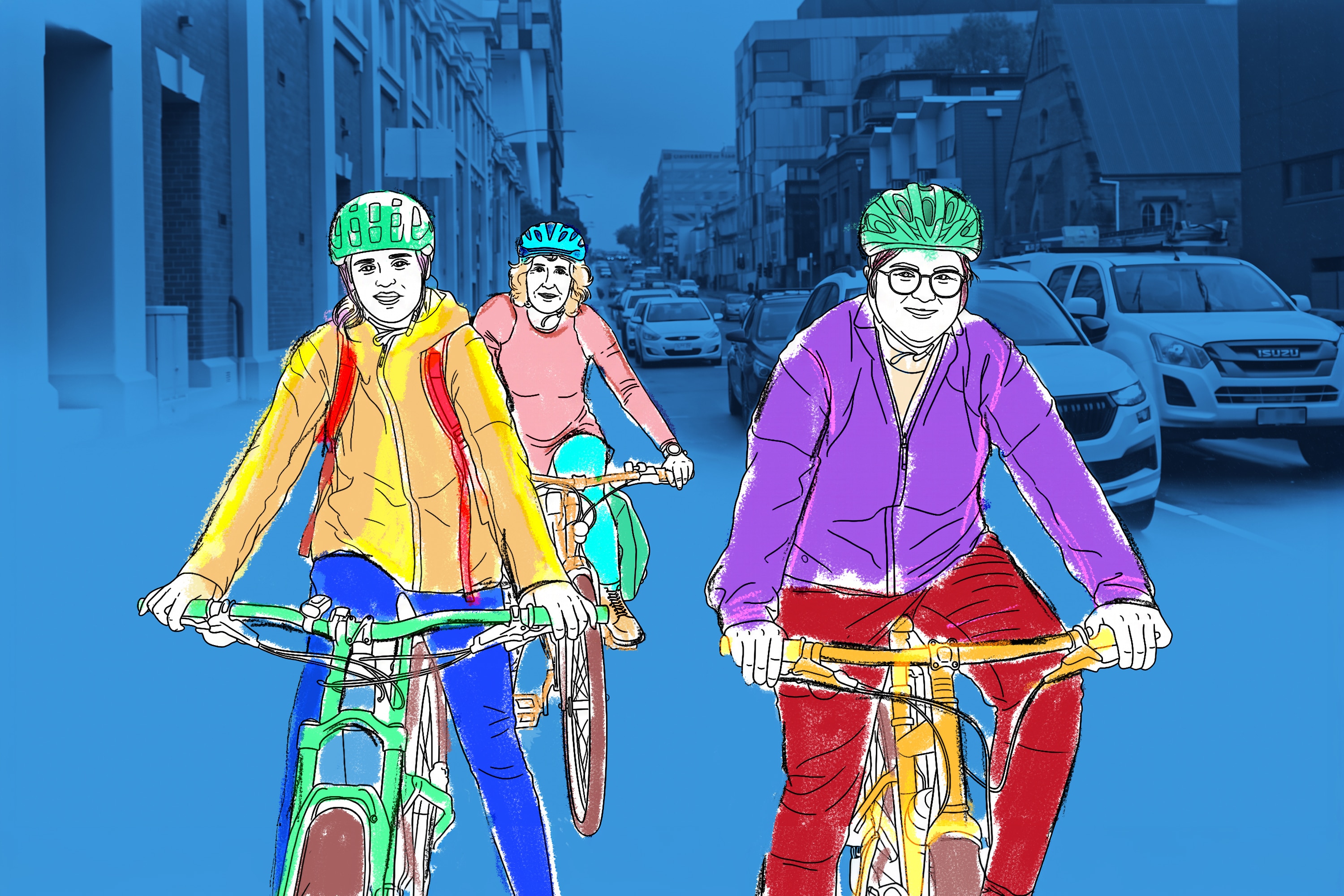 Hayden has lobbied for bike lanes for years. Now he's given up
