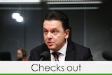 nick xenophon verdict checks out green