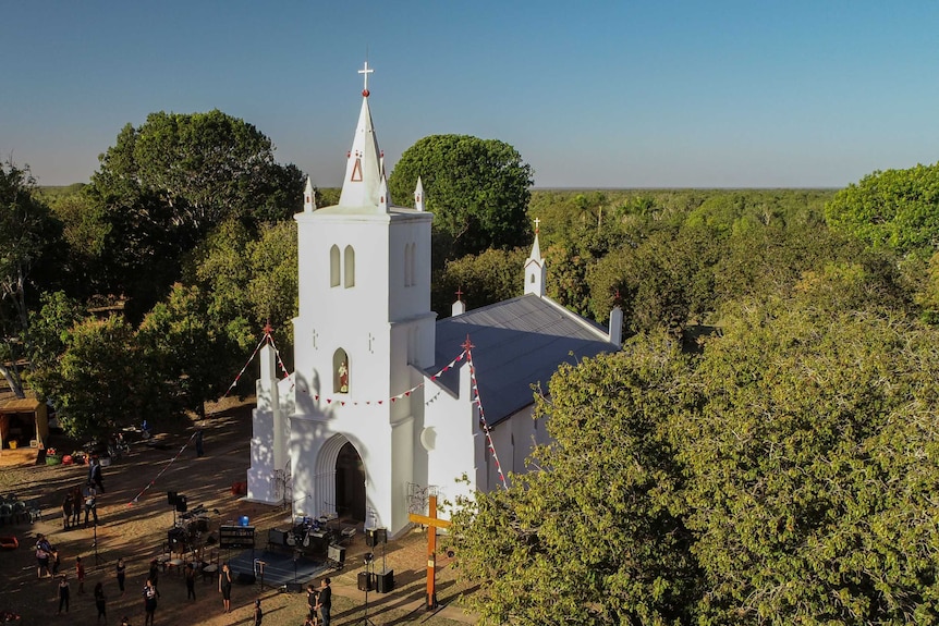 The church at Beagle Bay.