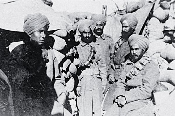 Sikhs soldiers serving alongside Anzacs in Gallipoli in 1915