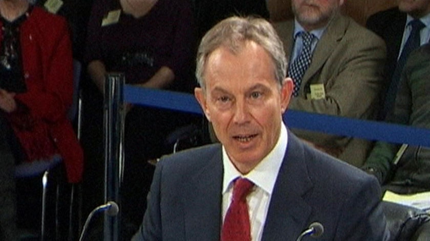 Mr Blair denied there was any secret deal to join military action with George Bush.