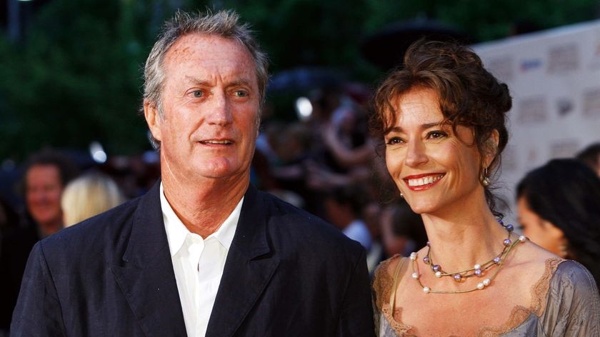 Bryan Brown and wife Rachel Ward