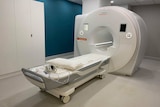 A large white MRI machine for medical scans.