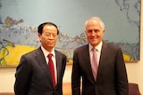 Chinese Ambassador talks with Prime Minister Malcolm Turnbull
