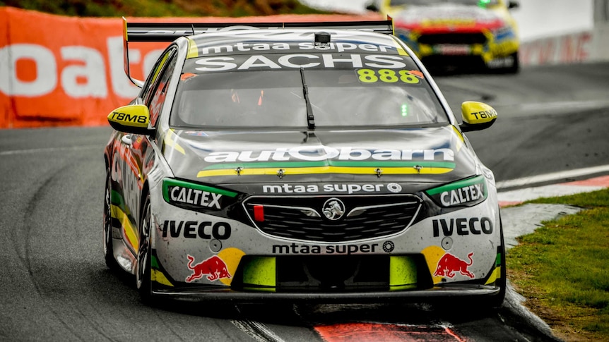 Craig Lowndes of Autobarn Lowndes Racing during the 2018 Bathurst 1000 on October 7, 2018.