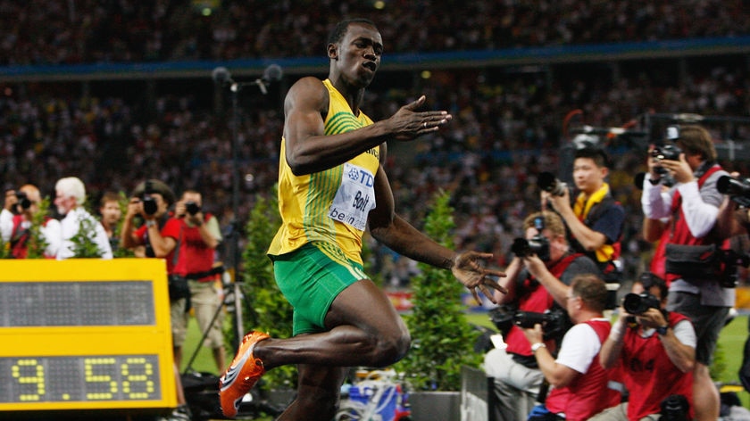 Like a broken record? His coach says Usain Bolt is shaping for a shot at a new world mark.
