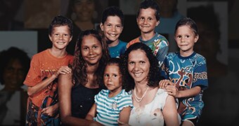 A photo of Monique Clubb's family