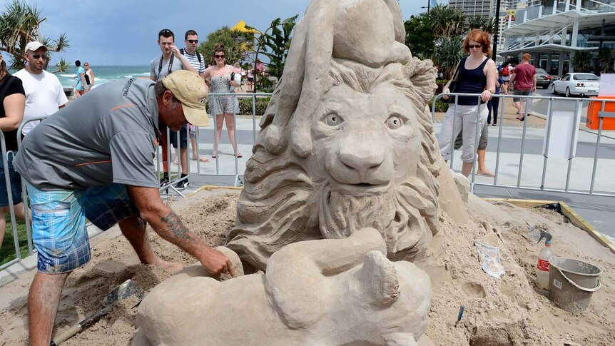 Sand sculptures on the Gold Coast
