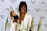 Whitney Houston shows off her American Music Awards