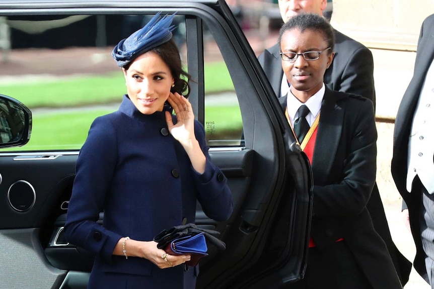 Meghan Markle at Princess Eugenie's wedding