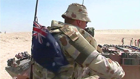 Four Australian soldiers, including a woman, have been injured in Iraq (file photo).