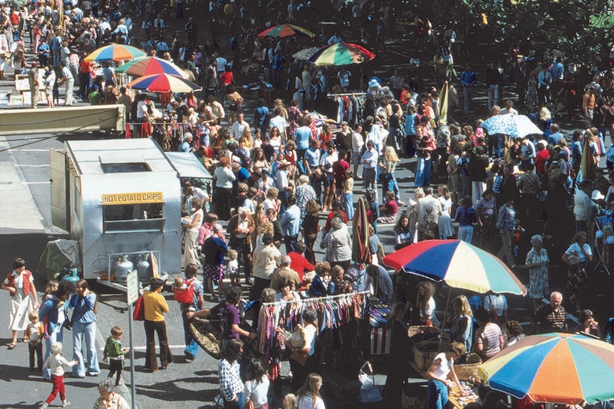 Salamanca Market, Hobart, undated image.
