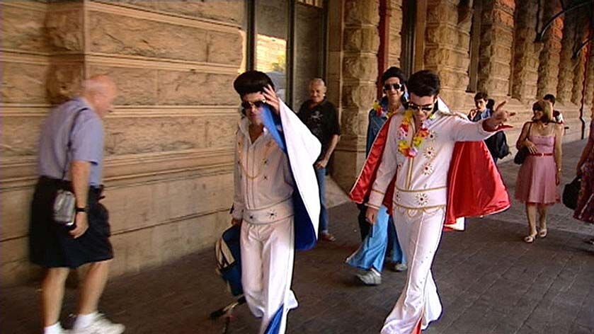 Elvis impersonators in Sydney