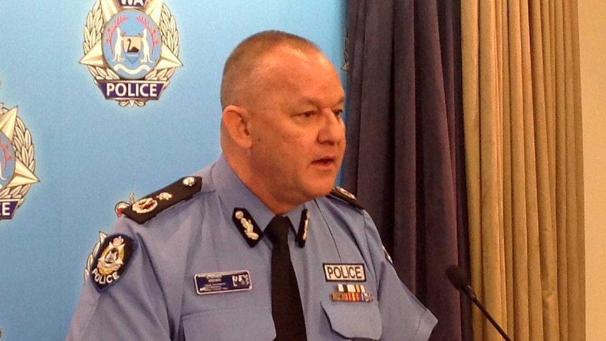 Deputy Perth police commissioner Stephen Brown