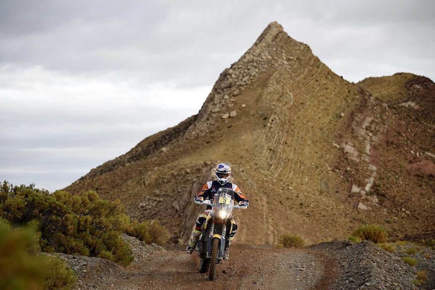 Australian KTM rider Toby Price during the fourth stage of the Dakar Rally