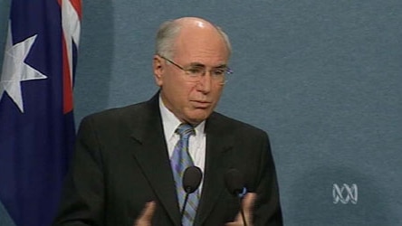 John Howard says he is impressed by the use of CCTV. (File photo)