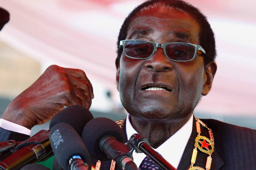 Zimbabwe president Robert Mugabe