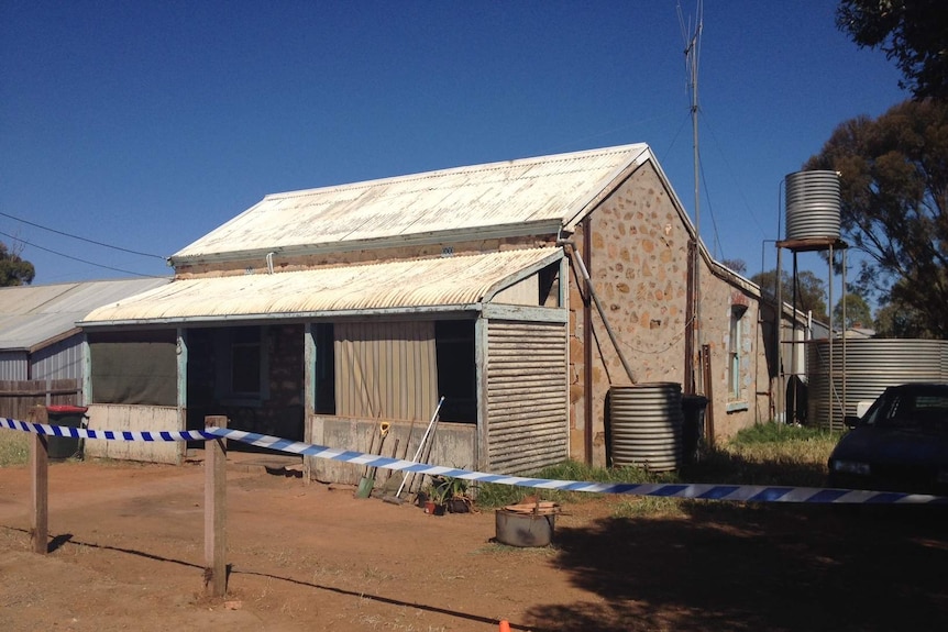 House at Terowie where skeletal remains were found
