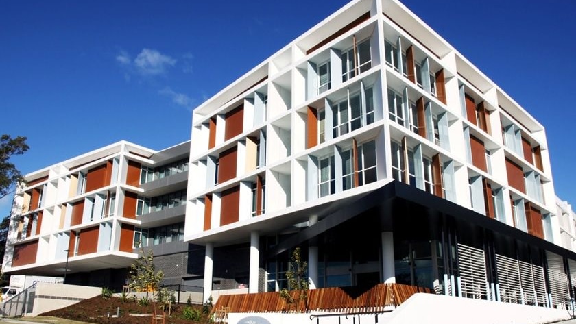 A three storey aged care home in Lake Macquarie.