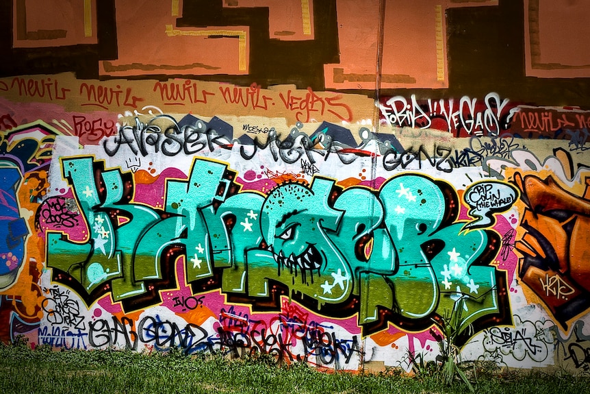 Graffiti in Stafford City, Queensland.