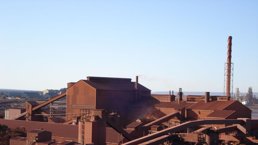 Whyalla steelworks in South Australia