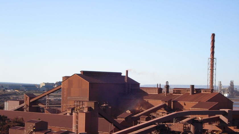 Whyalla red dust efforts (file photo)