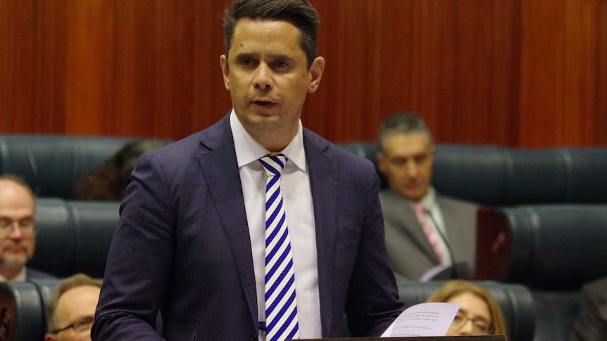 WA Treasurer Ben Wyatt delivers first budget speech in parliament.