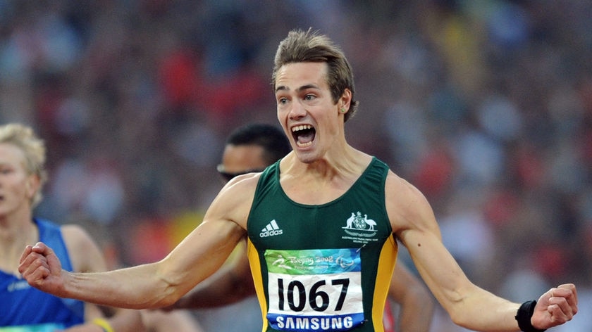 Changing of the guard: Evan O'Hanlon has taken the mantle of Australia's leading cerebral palsy sprinter.