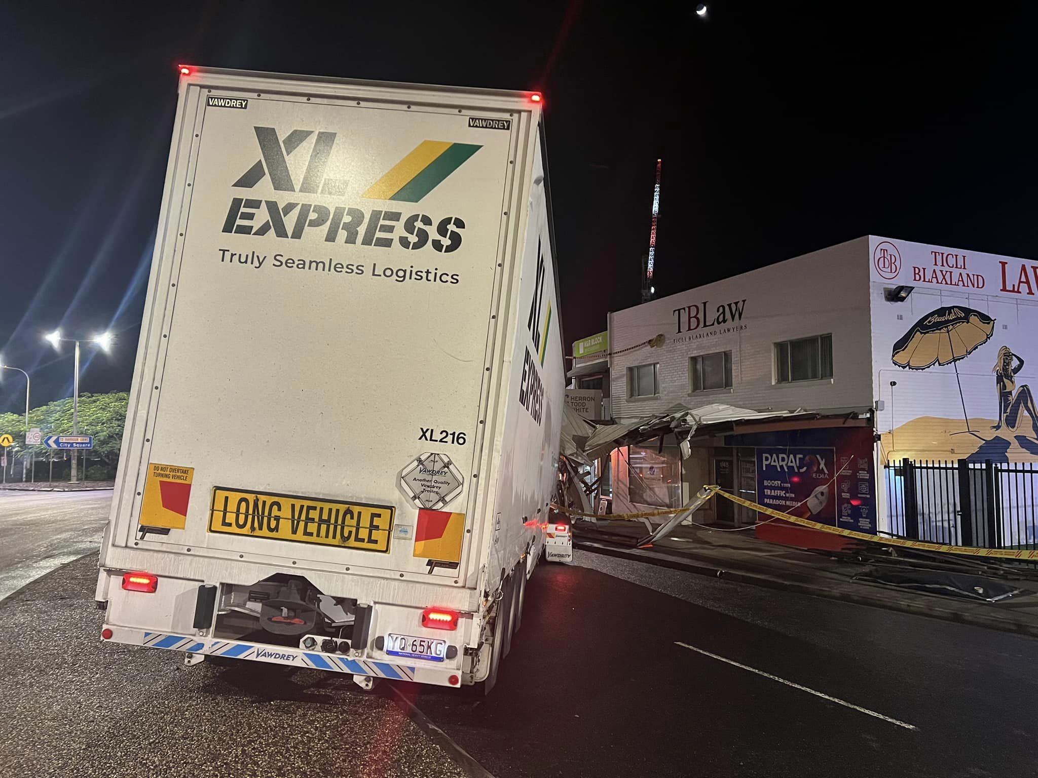 Pacific Highway closed for five hours after truck smashes into shopfront - Vimarsana News