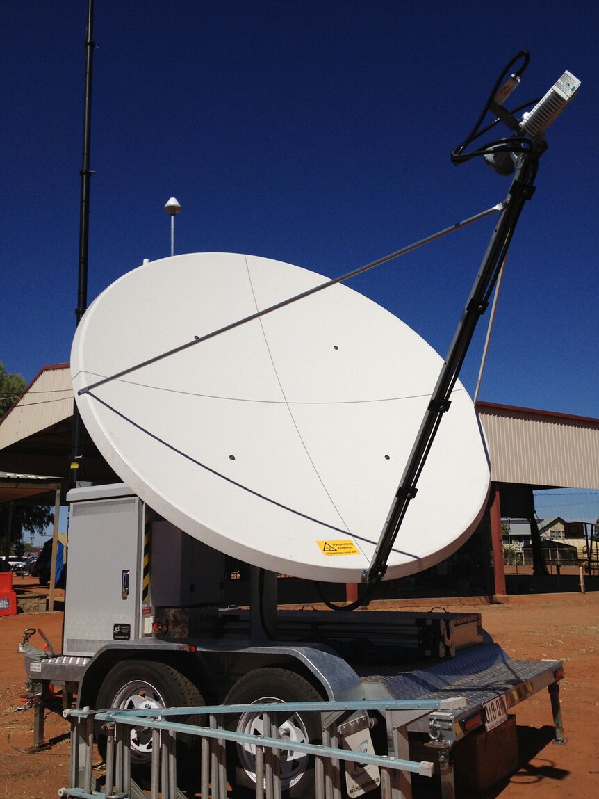 Telstra provided a 'satellite cell on wheels for a two-day local government conference in Windorah