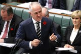 Malcolm Turnbull speaks during Question Time, Monday November 9, 2015.