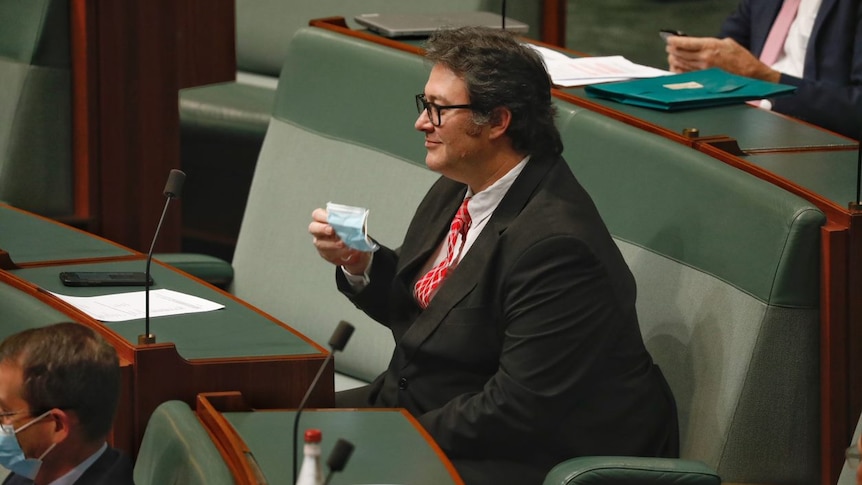 George Christensen not wearing mask