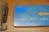 This is an example of an illegal skimming device used on ATMS in Victoria to collect banking details.