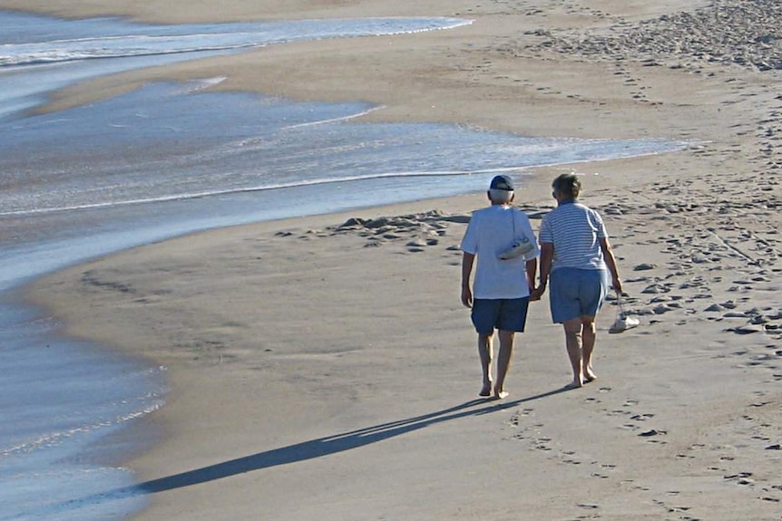 Couple on a beach