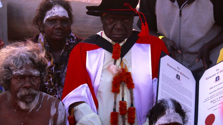 Galarrwuy Yunupingu receives a doctorate