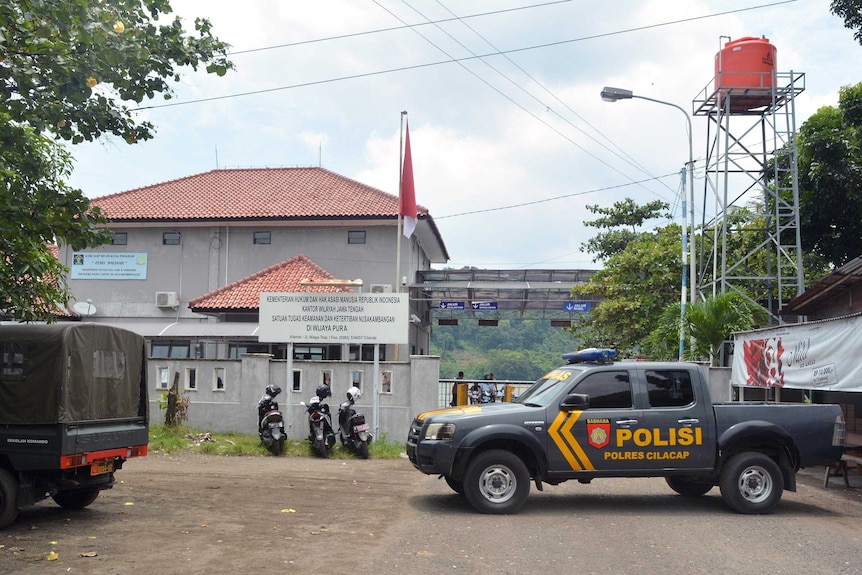 Cilacap port where boats leave for Nusakambangan