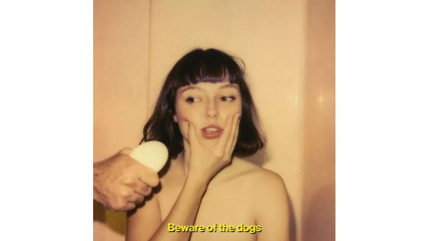 The cover art for Stella Donnelly's 2018 debut album Beware of the dogs