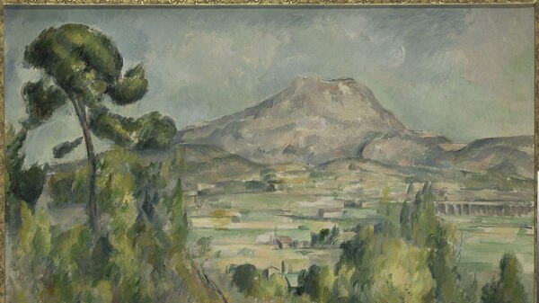 Paul Cezanne's Mount Saint-Victoire (1890) owned by the Musee d'Orsay.
